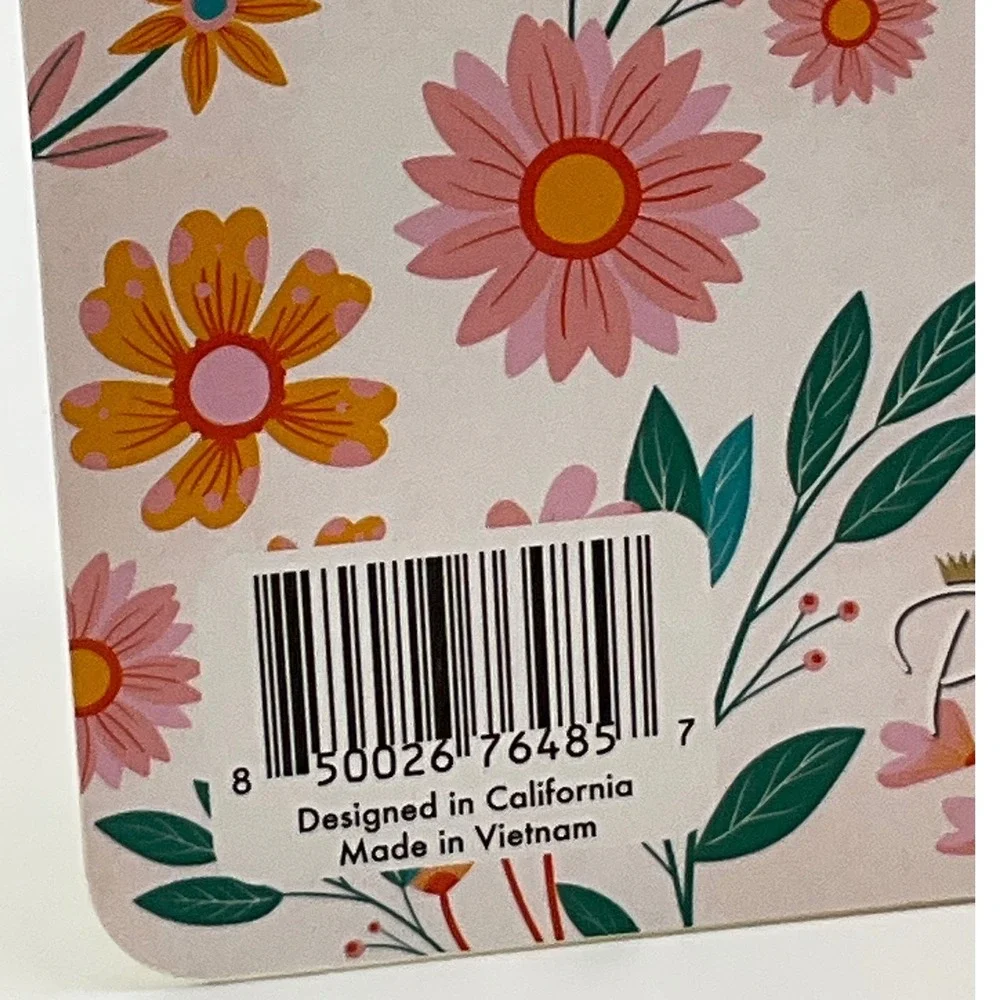 Piccadilly Enjoying Where I'm At Guided Journal Butterfly Floral Pink Gold Foil
